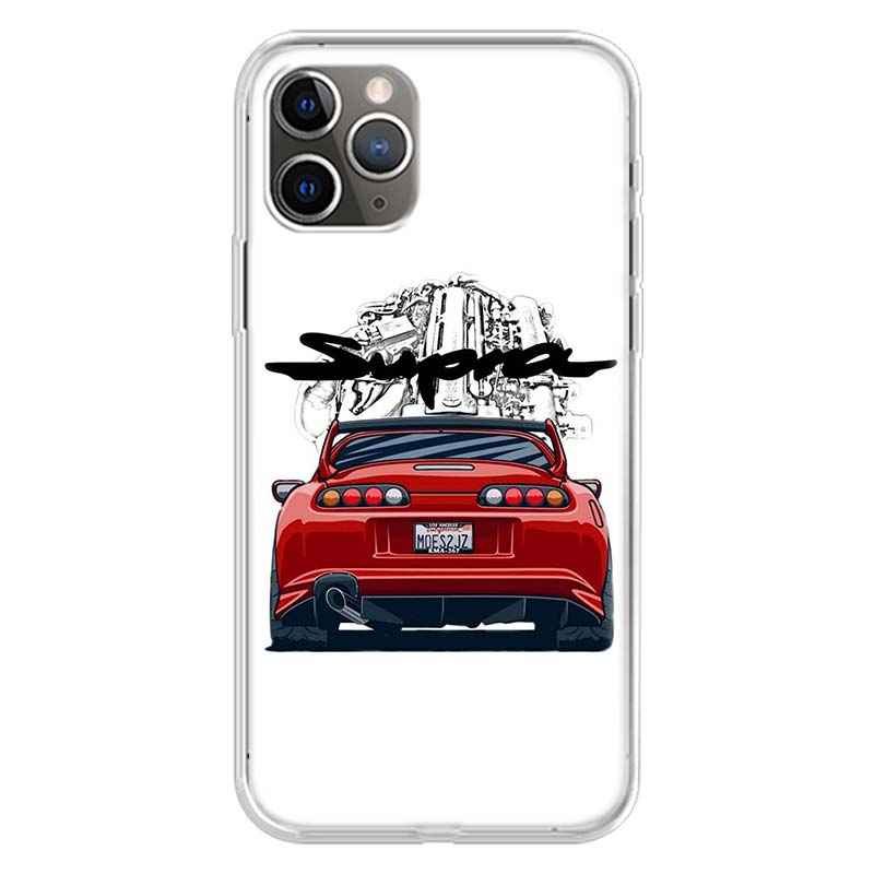 Japanese Red Toyota Supra iPhone Cases Full Throttle Cases