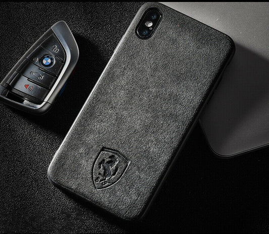 Alcantara Ferrari Luxury iPhone Cases