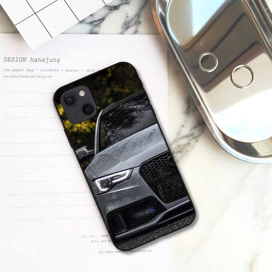 Luxury Silver Audi RS4 iPhone Cases