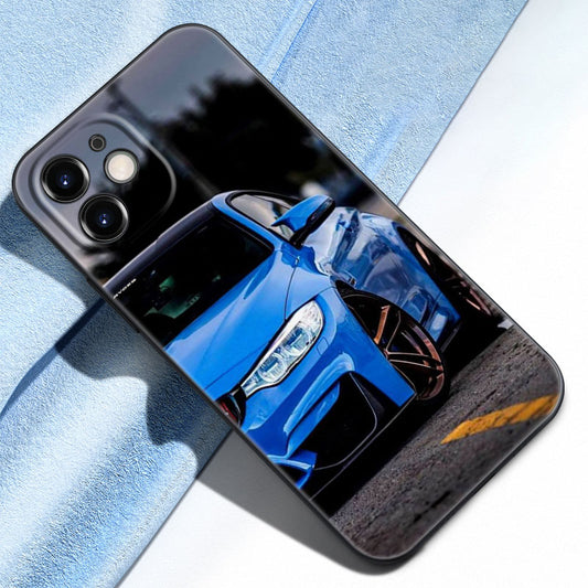 BMW M Performance Blue iPhone Cases