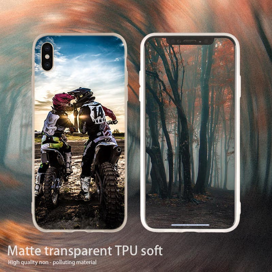 Valentine Dirt Bike iPhone Case