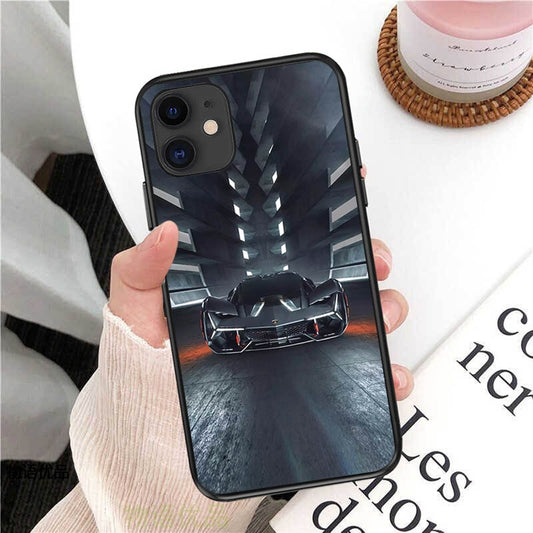 Modern Grey Lamborghini iPhone Cases