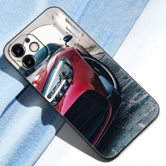 Headlight Red Mercedes AMG GTR iPhone Cases