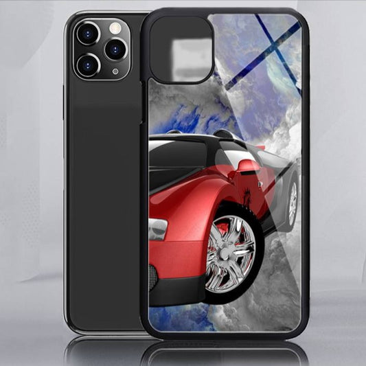 Red And Black Bugatti iPhone Cases