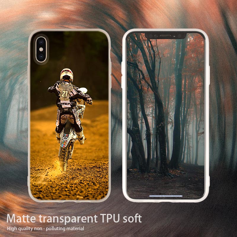 Flat Fields Dirt Bike iPhone Cases