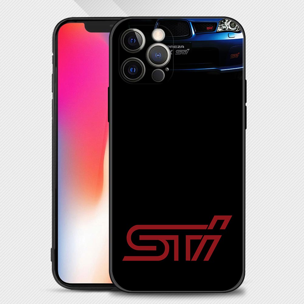 Shadow Blue Subaru WRX STI iPhone Cases