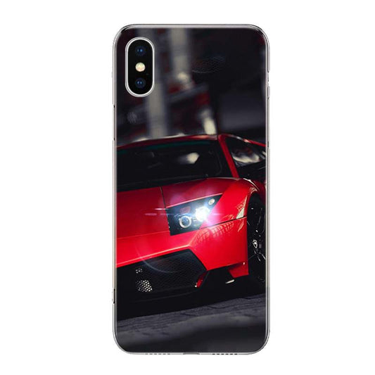 Shining Red Lamborghini iPhone Cases