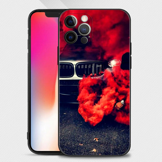 Red Flare BMW iPhone Cases