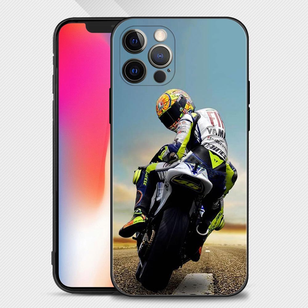 Motorbike Looking Back iPhone Cases