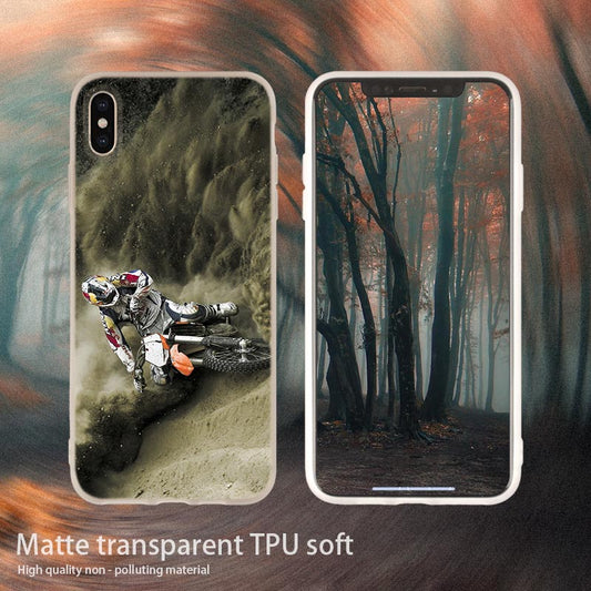 Kicking It Up Dirt Bike iPhone Cases