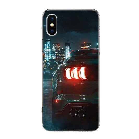 Rainy Night Ford Mustang iPhone Cases