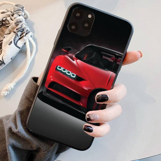 Luxury Red Bugatti iPhone Cases