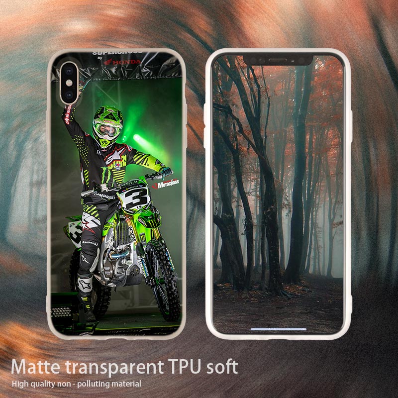 Monster Green Motocross iPhone Cases