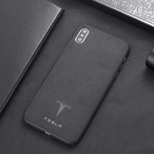 Alcantara Tesla Luxury iPhone Cases