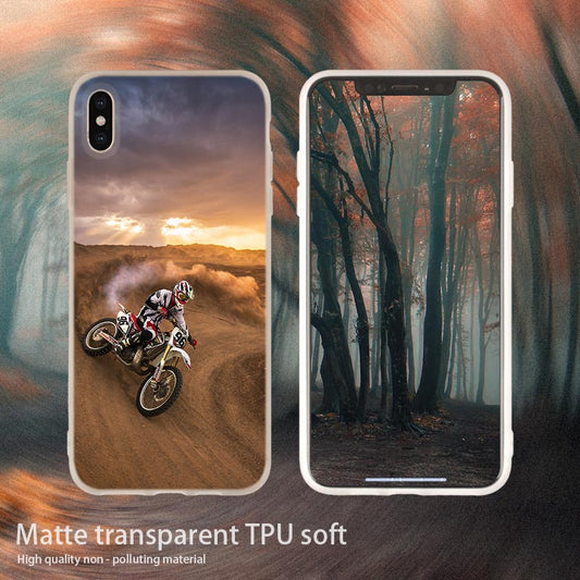 Turning Dirt Bike iPhone Cases