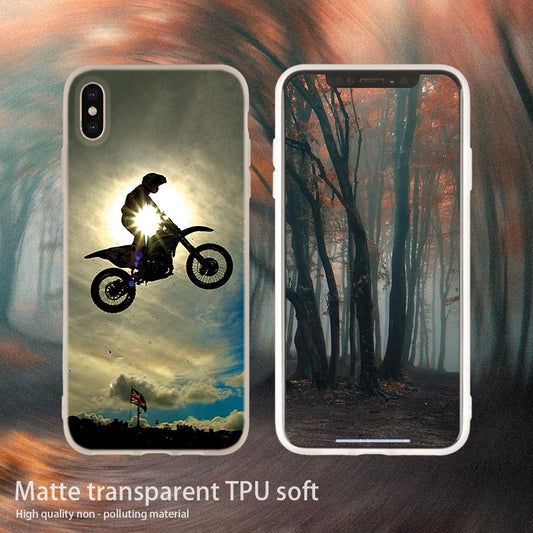 UK Sun Dirt Bike iPhone Cases