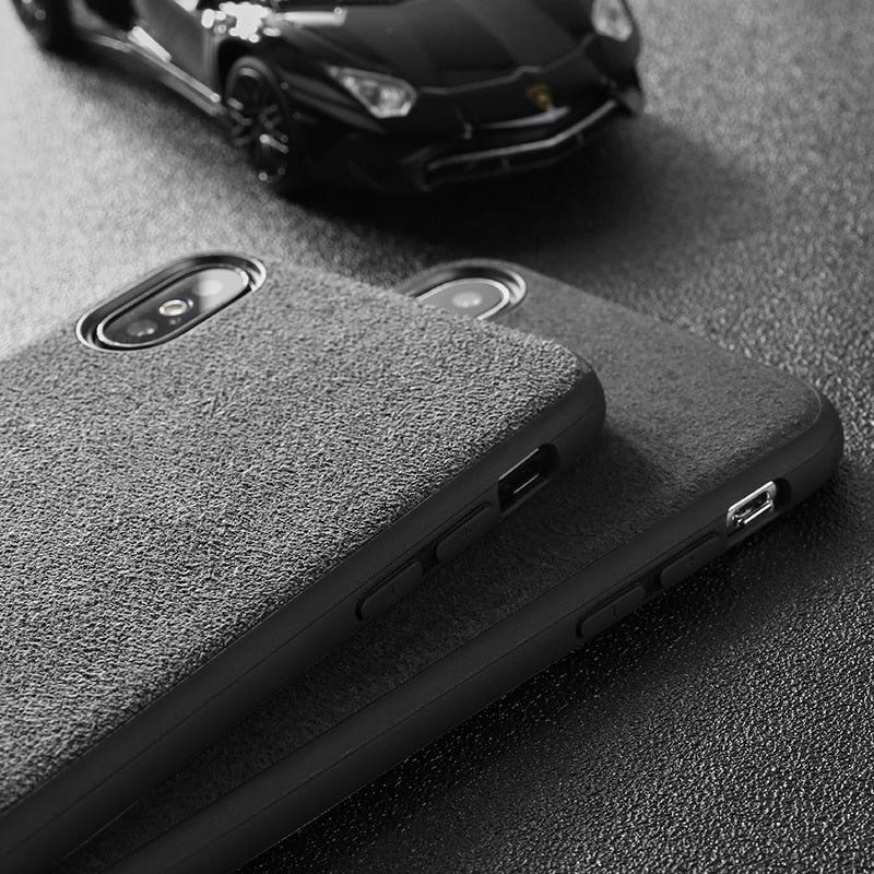 BMW M Series Alcantara Shockproof Protective Designer iPhone Case