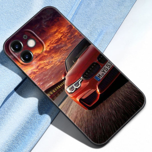 Orange Sunset BMW iPhone Cases