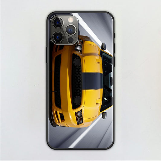 Bumble Bee Yellow Ford Mustang iPhone Cases