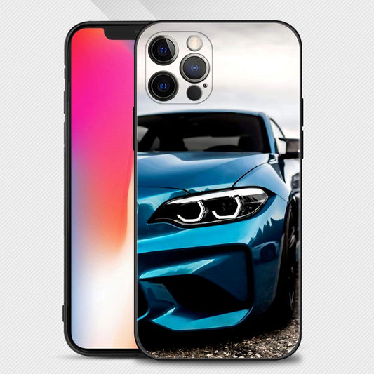 Glossy BMW Blue iPhone Cases