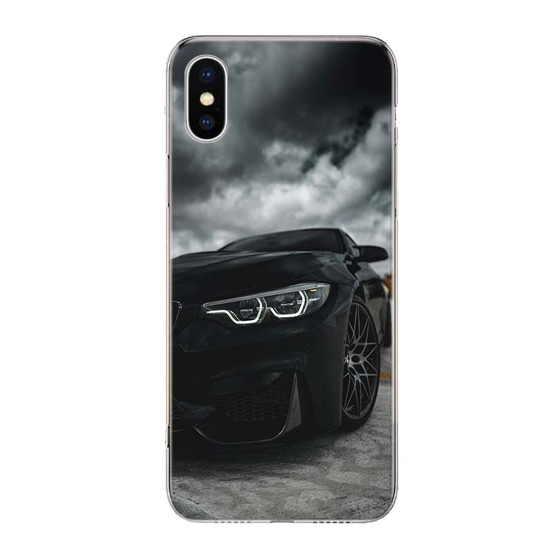 Cloudy Black BMW iPhone Cases