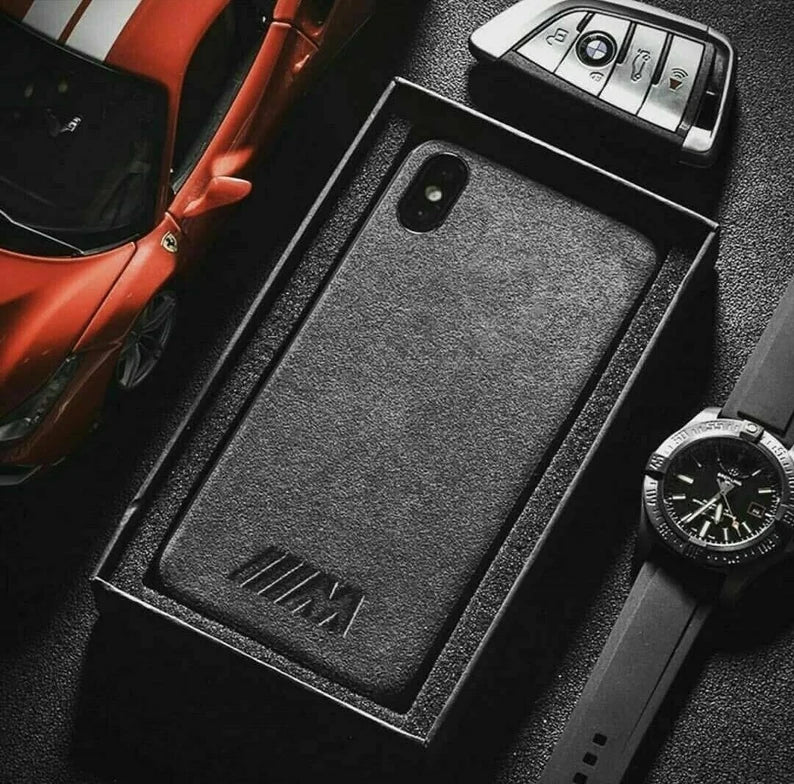 Alcantara BMW M Performance Luxury iPhone Cases