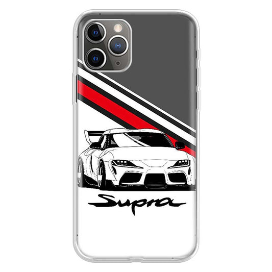 White Supra Striped iPhone Cases