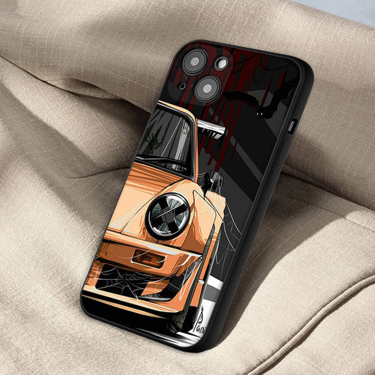 Classic Animated Porsche 911 iPhone Cases