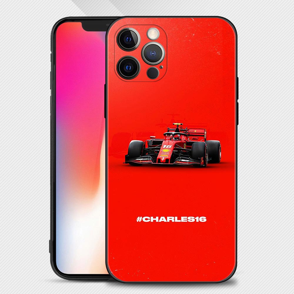 Red Charles 16 F1 iPhone Cases