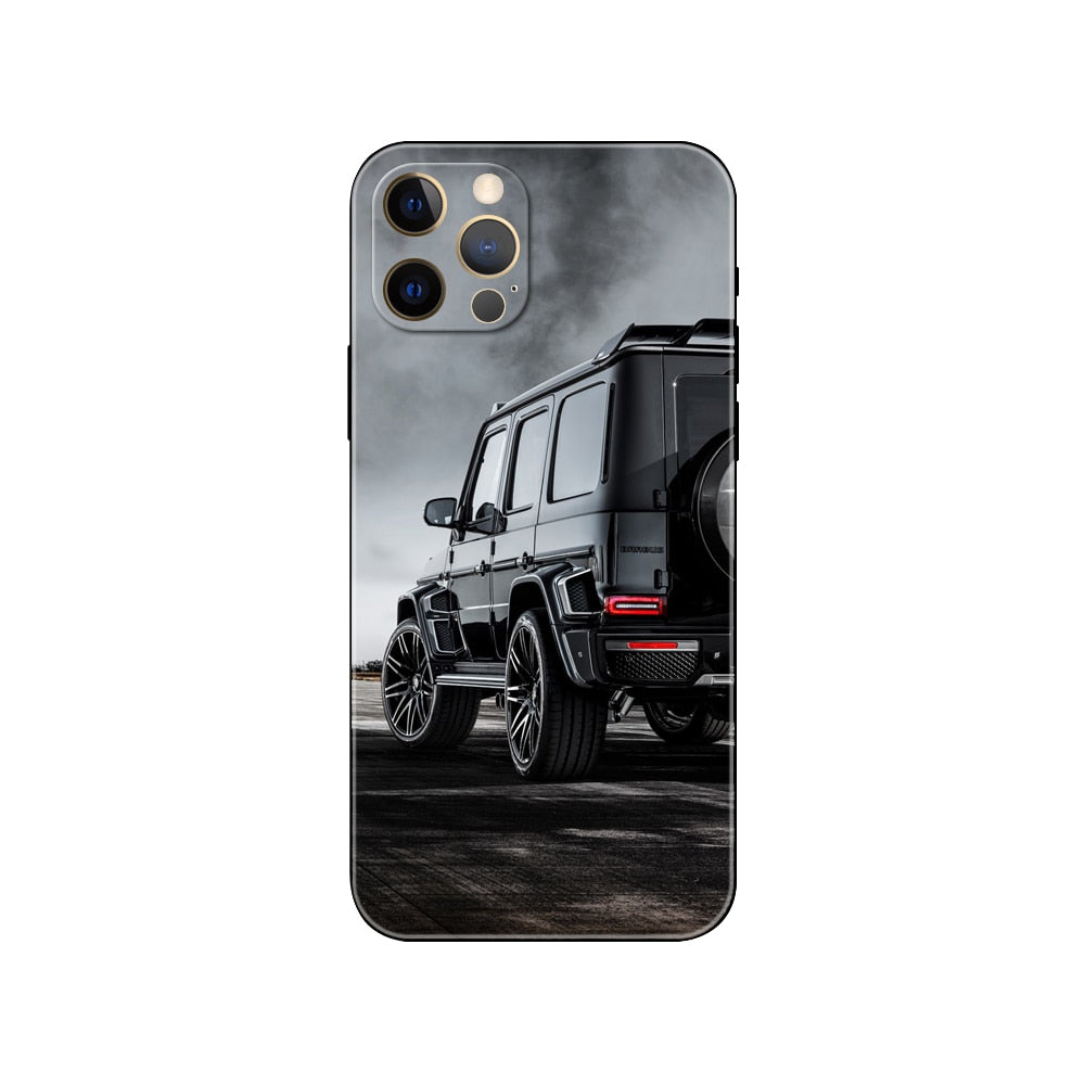 Luxury Black Brabus G63 iPhone Cases