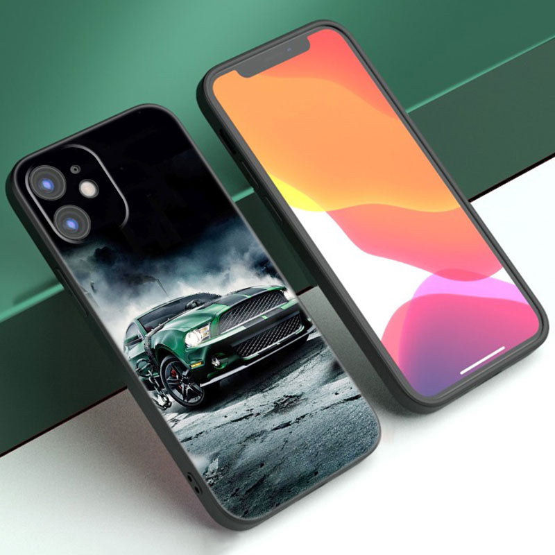 Mean Green Ford Mustang iPhone Cases