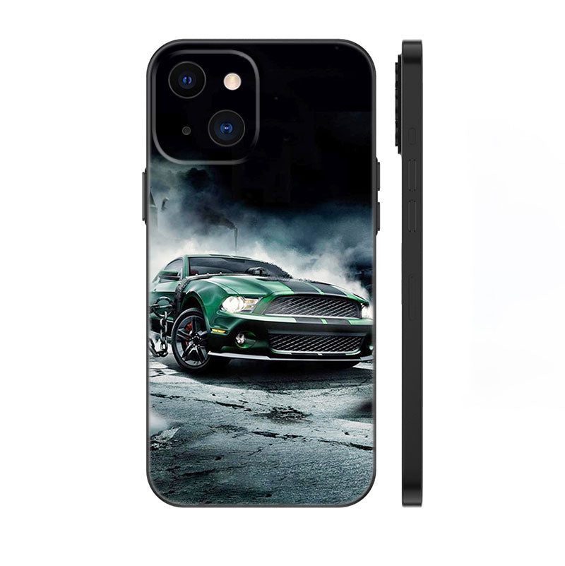 Mean Green Ford Mustang iPhone Cases