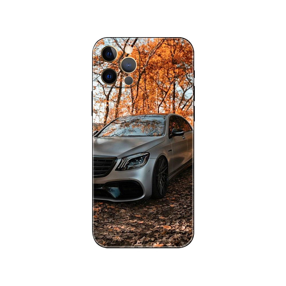 Autumn Grey Mercedes iPhone Case